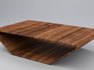 modern brasilia coffee table Modelo 3D