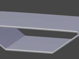 modern brasilia coffee table Modelo 3D