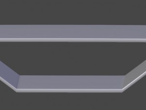 modern brasilia coffee table Modelo 3D