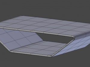 modern brasilia coffee table Modelo 3D