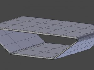 modern brasilia coffee table 3D Model