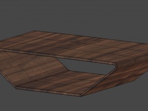 modern brasilia coffee table Modelo 3D