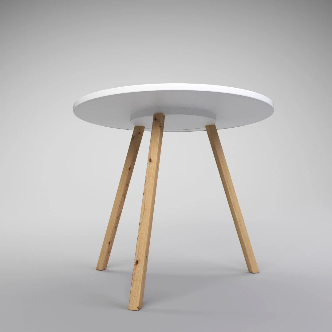 round table 3D Model .c4d .max .obj .3ds .fbx .stl .blend 