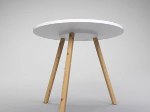 둥근 테이블 3D 모델