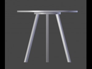 round table 3D मॉडल