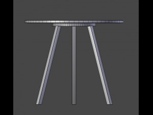 round table 3D मॉडल