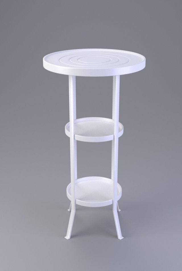 pedestal table ikea 3D Model .c4d .max .obj .3ds .fbx .stl .blend 