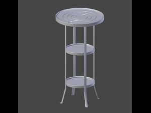 pedestal table ikea 3D Model