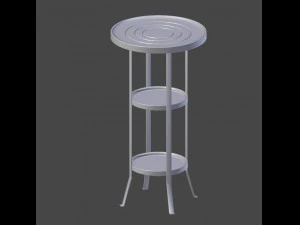 pedestal table ikea 3D Model