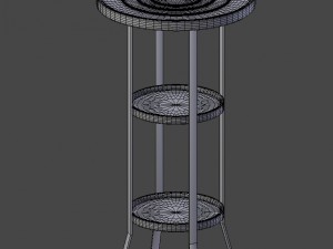 pedestal table ikea 3D Model