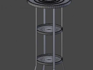 pedestal table ikea 3D Model