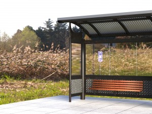 bus stop shelter 3Dモデル