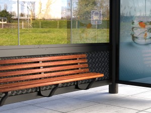 bus stop shelter 3Dモデル