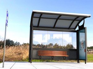 bus stop shelter 3Dモデル