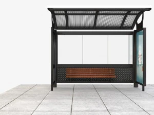 bus stop shelter 3D Model