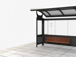 bus stop shelter 3Dモデル