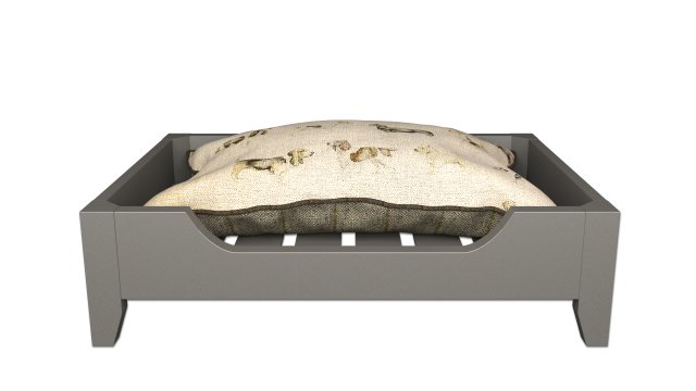 dog bed 2 3D Model .c4d .max .obj .3ds .fbx .stl .blend 