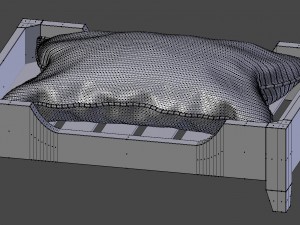 dog bed 2 3D Model