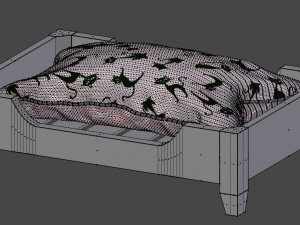 cat bed Modello 3D