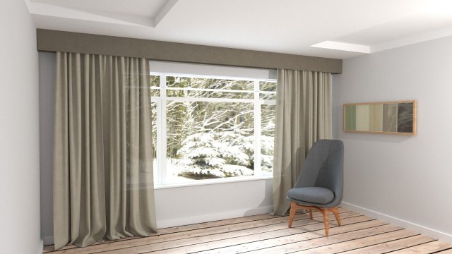 modern curtain 3D मॉडल .c4d .max .obj .3ds .fbx .stl .blend 