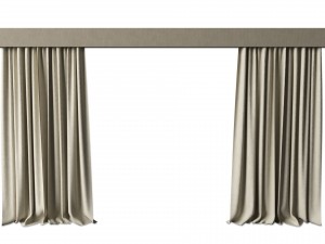 modern curtain 3D मॉडल
