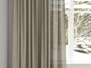 modern curtain 3D मॉडल