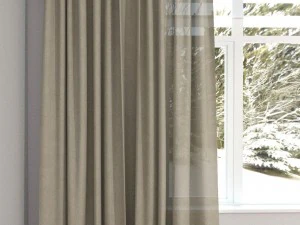 현대 커튼 3D 모델