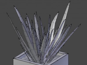 aloe vera - potted plant Modelo 3D