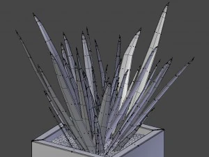 алоэ вера &mdash; горшечное растение 3D Модель