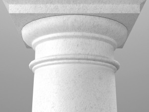 tuscan column Modèle 3D