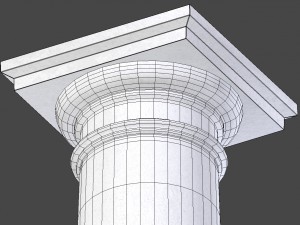 tuscan column Modèle 3D