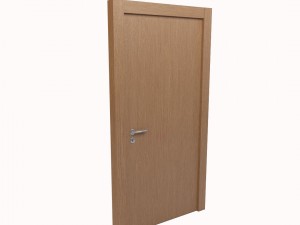 modern wooden door Modèle 3D