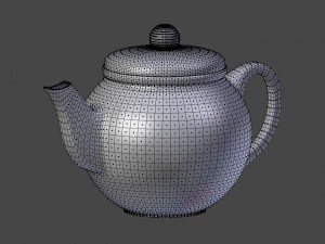 colorful teapot set Modello 3D