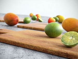 chopping board 5 set of 3 3D 模型