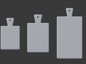 chopping board 5 set of 3 3D 模型