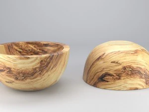 wood bowl 3D Model