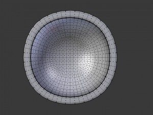 wood bowl Modello 3D