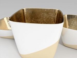 a set of minimal tableware 3D-Modell