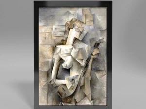 paintings picasso low poly 3D Model