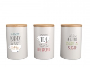 storage jars - set of 3 3D Модель