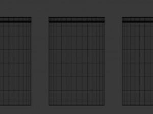 storage jars - set of 3 Model 3D