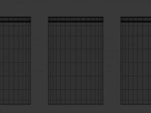 storage jars - set of 3 3D Model