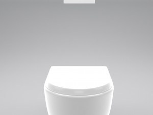 wall hung toilet Model 3D