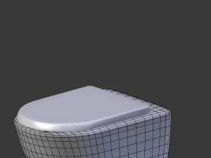 wall hung toilet 3D Model