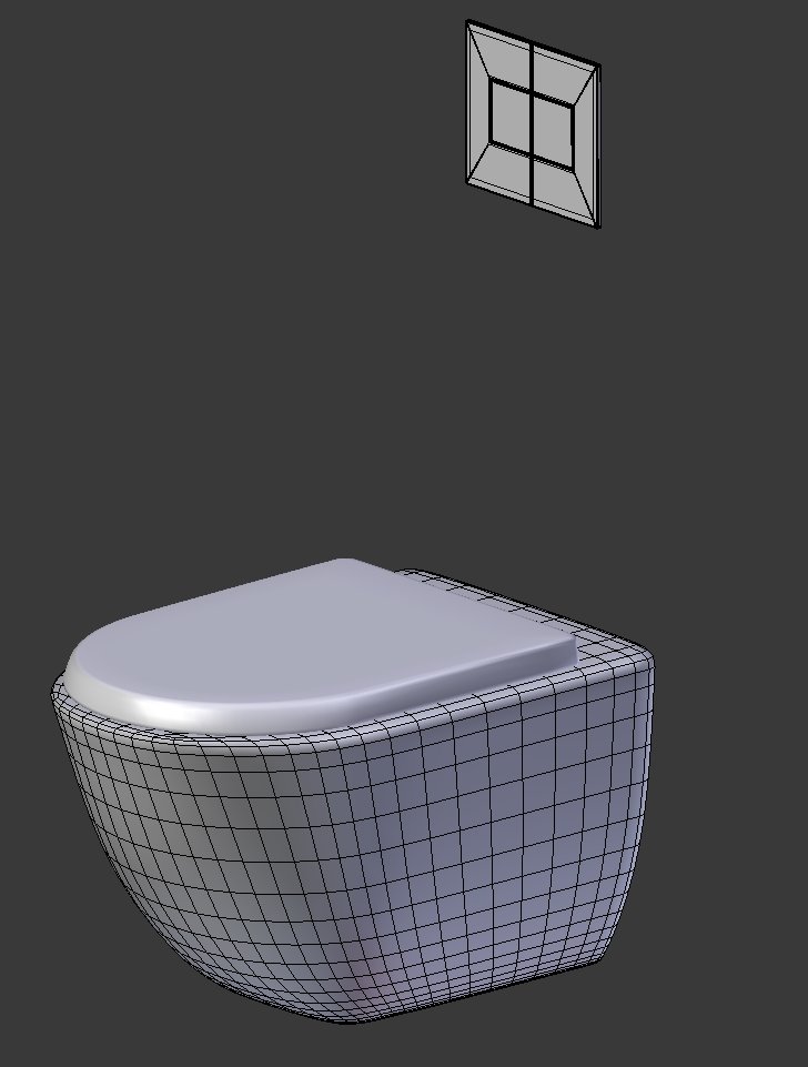 Wall Hung Toilet 3d Model In Bathroom 3dexport