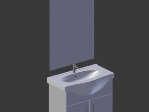 vanity unit 3D मॉडल