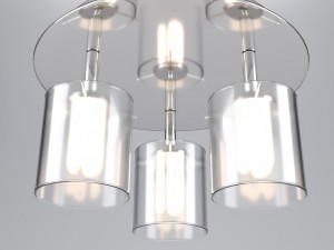 ceiling lamp 3 spot 3D Model