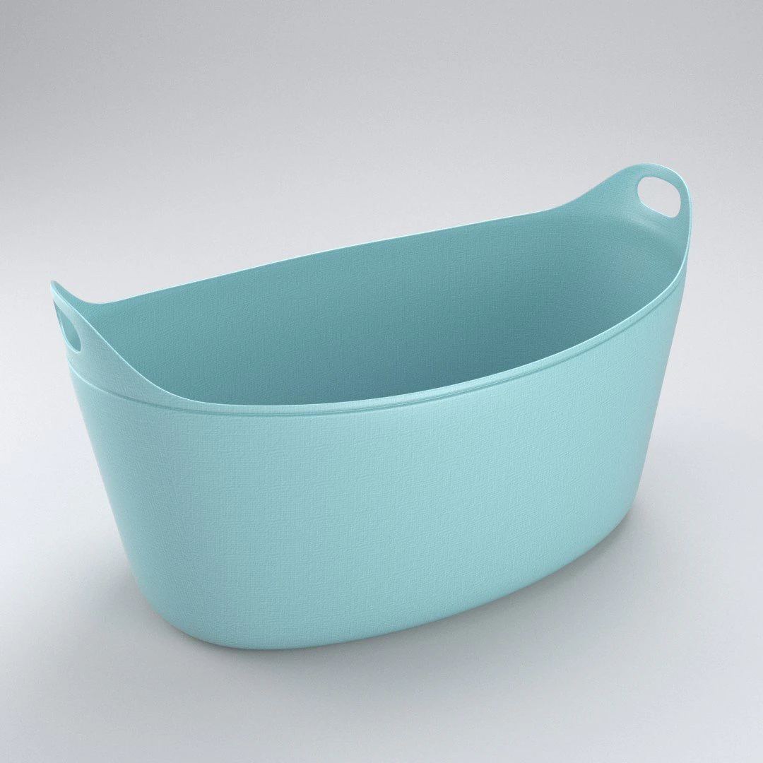 laundry basket 3D Model .c4d .max .obj .3ds .fbx .stl .blend 