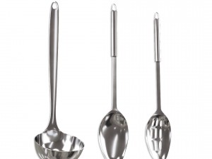 set of ladles - kitchen utensil set Model 3D