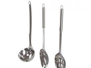 set of ladles - kitchen utensil set Model 3D
